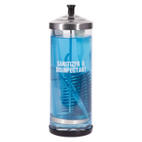 GLASS DISINFECTANT MANICURE JAR (39 OZ)