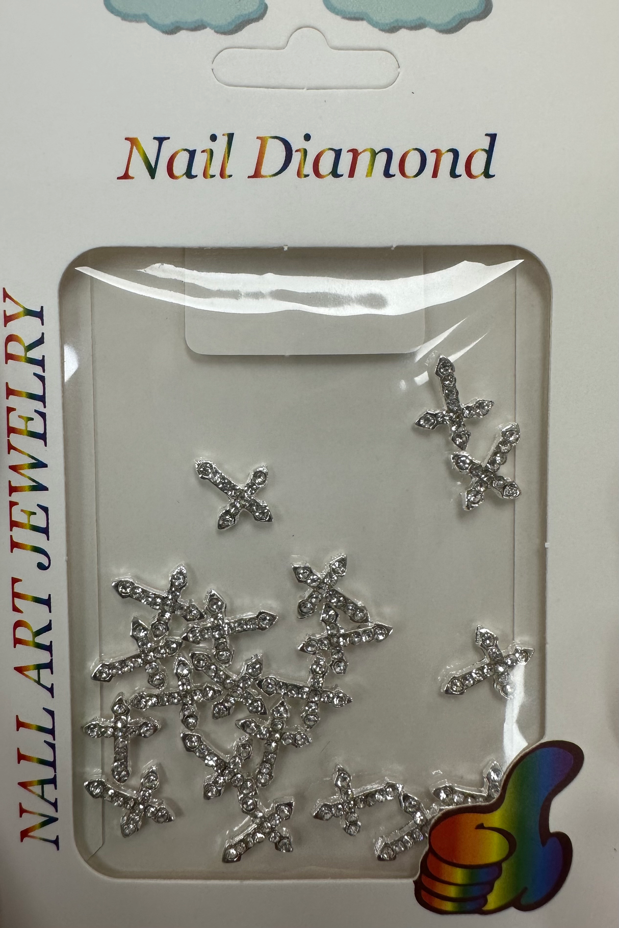 NAIL CHARM | DIAMOND CROSS
