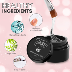 Jackie Signature - Rhinestone Gel Glue Jar - 15ml