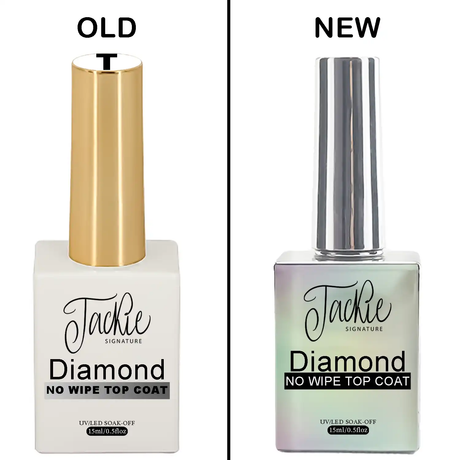 JACKIE SIGNATURE | DIAMOND NO WIPE TOP COAT (0.5oz)