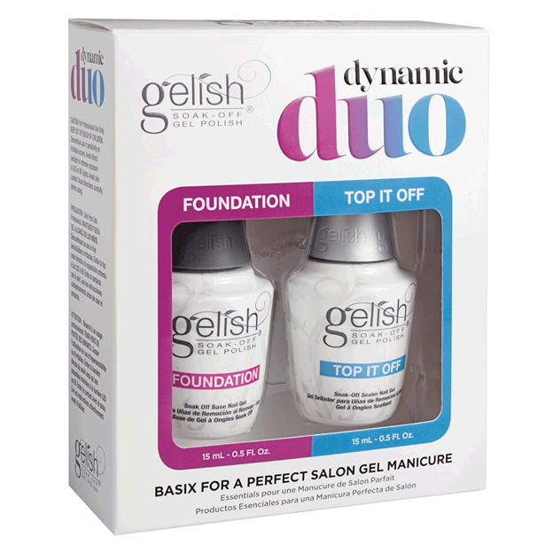 GELISH | SOAK OFF GEL | BASE & TOP | DYNAMIC DUO