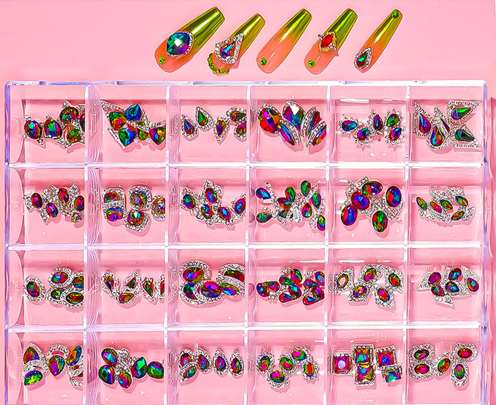 NAIL CHARM DESIGN II - Box of 24 Styles