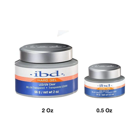 Ibd - Hard Gel Led/Uv Builder Gel Clear - 0.5 oz