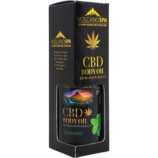 VOLCANOSPA - CBD BODY OIL  SPEARMINT - 4 OZ