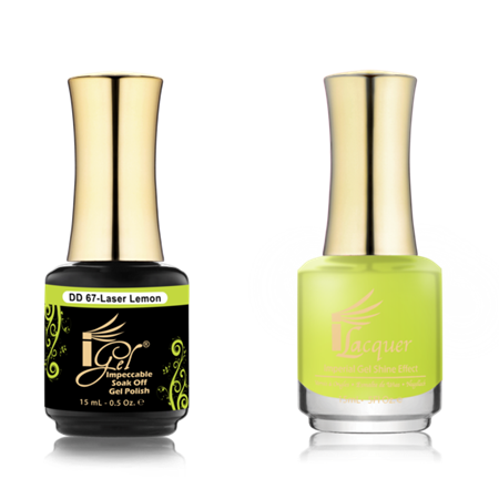 IGEL BEAUTY | GEL & LACQUER | DD067 LASER LEMON