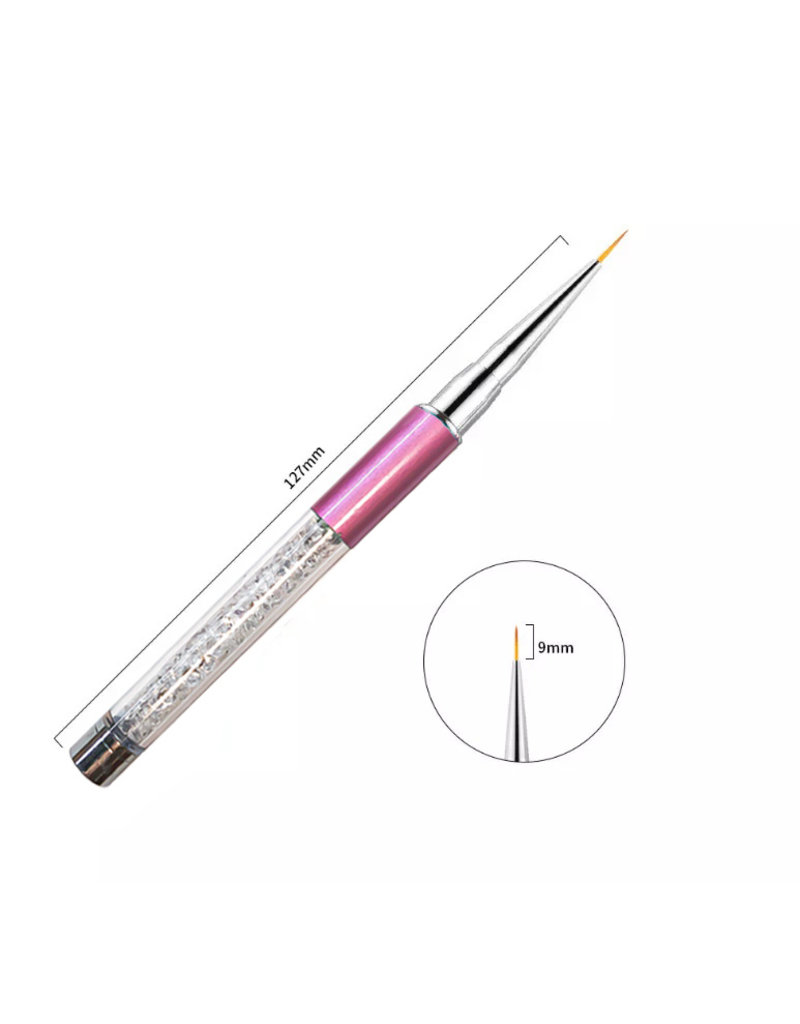 DETAIL NAIL ART BRUSH - 9 mm PINK