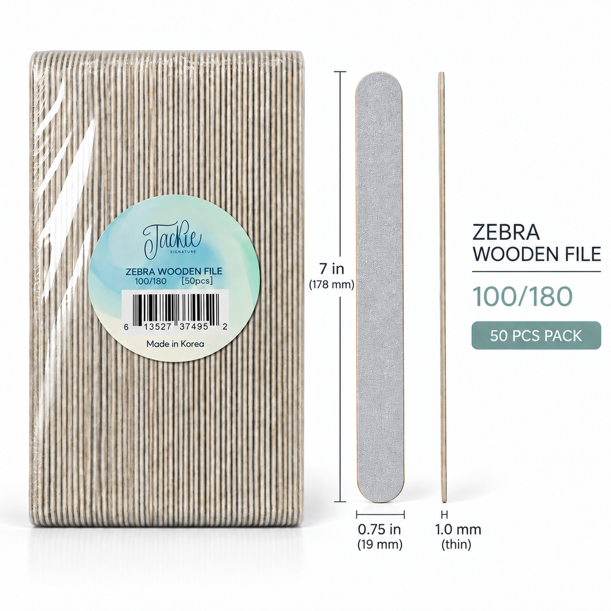 JACKIE SIGNATURE | ZEBRA WOODEN FILE