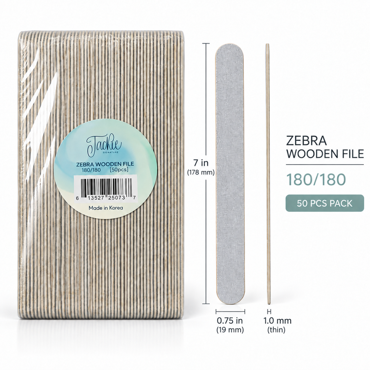JACKIE SIGNATURE | ZEBRA WOODEN FILE