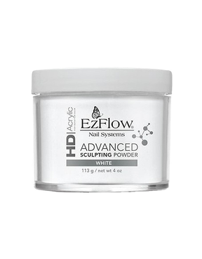 Ezflow - HD Acrylic Powder - White (4 oz)
