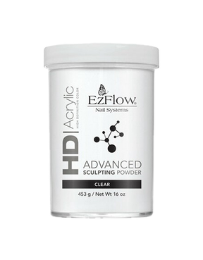 Ezflow - HD Acrylic Powder - Clear (16 oz)