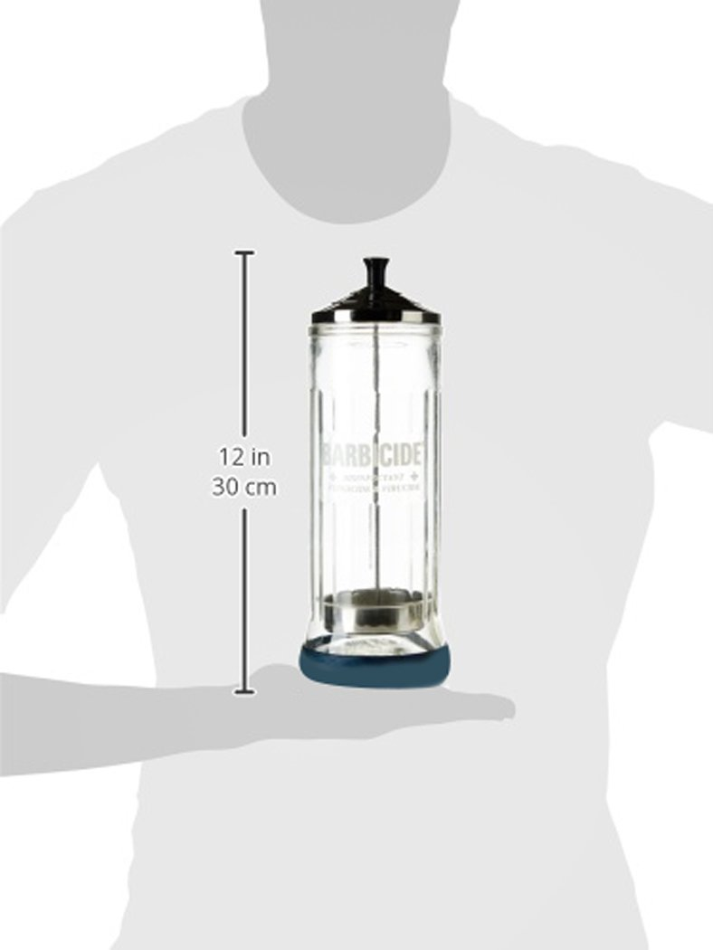 GLASS DISINFECTANT MANICURE JAR (32 OZ)